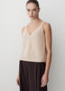 V-Neck Hairy Merino Tank