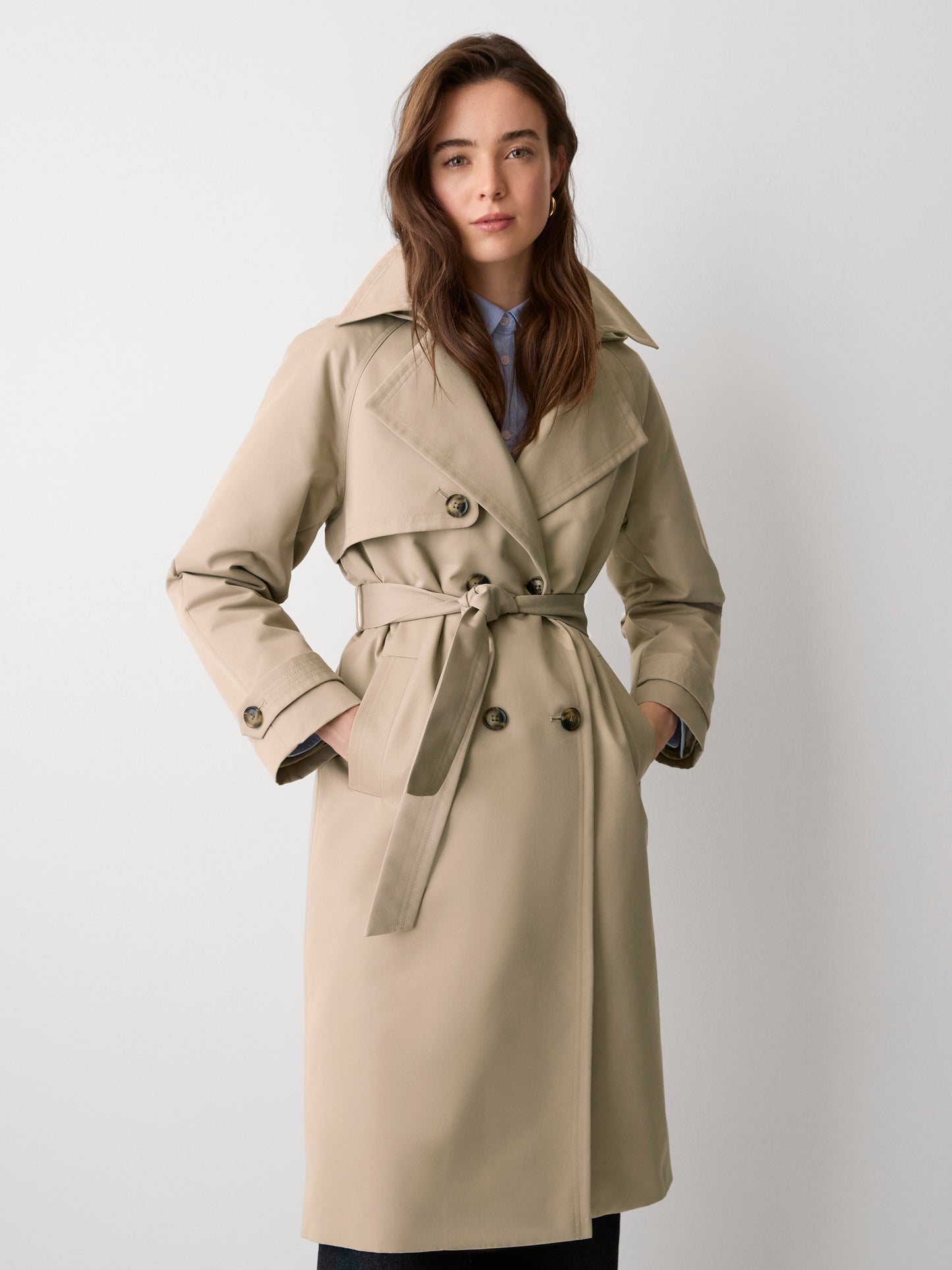 Trench Coat with Quilted Lining