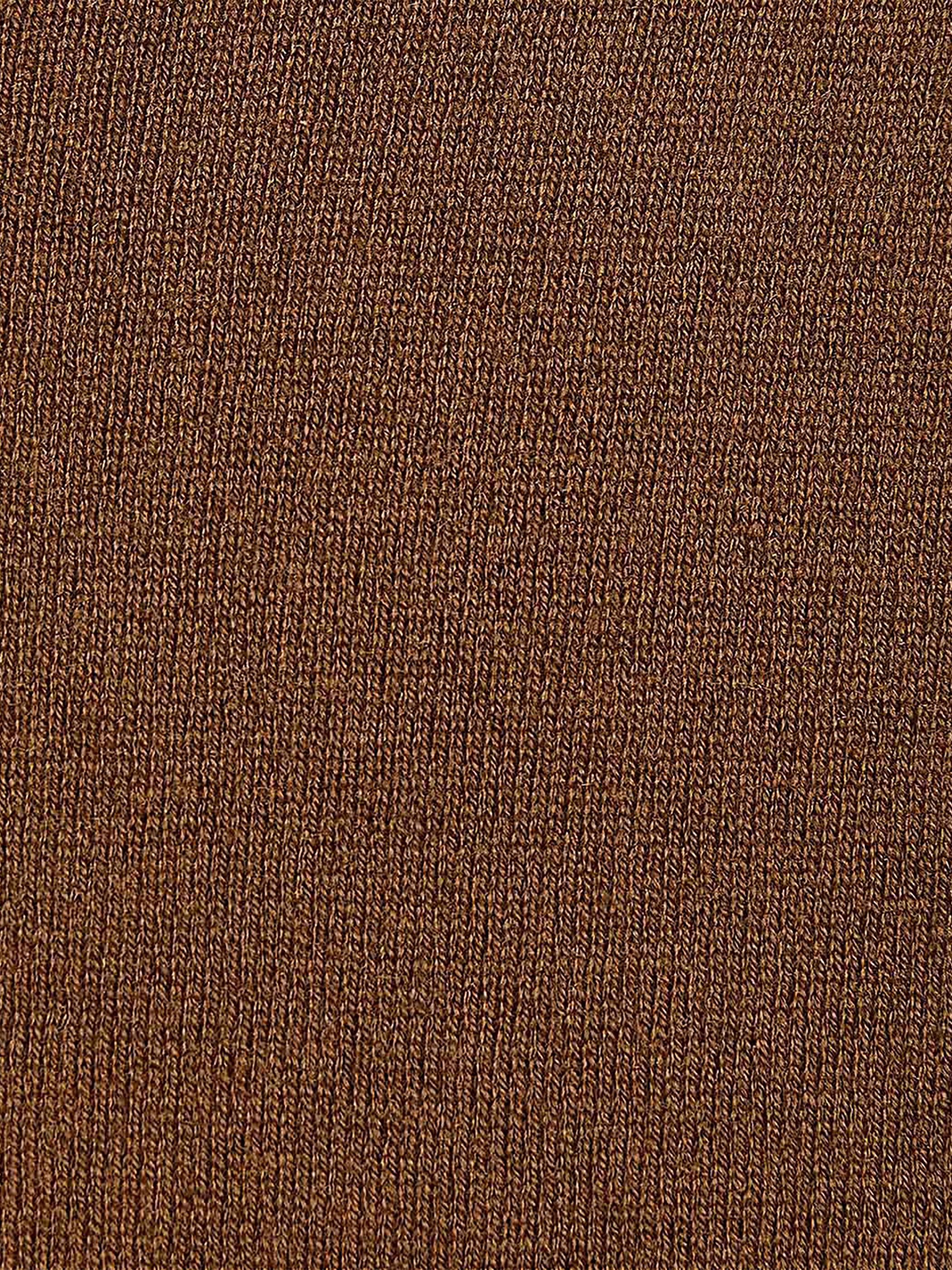 Long-Sleeve Half-Zip Mock-Neck Sweater