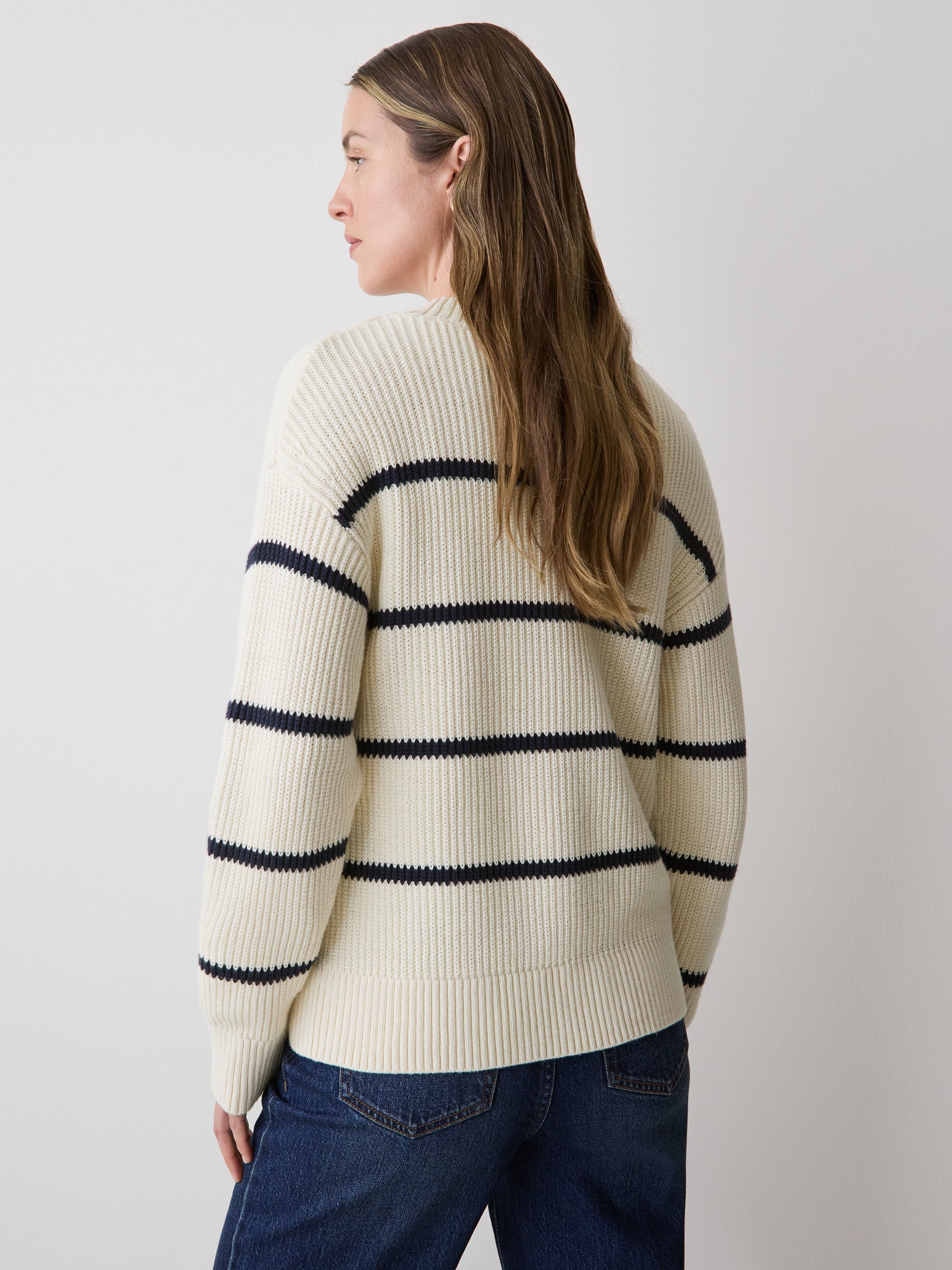 Long-Sleeve V-Neck Sweater