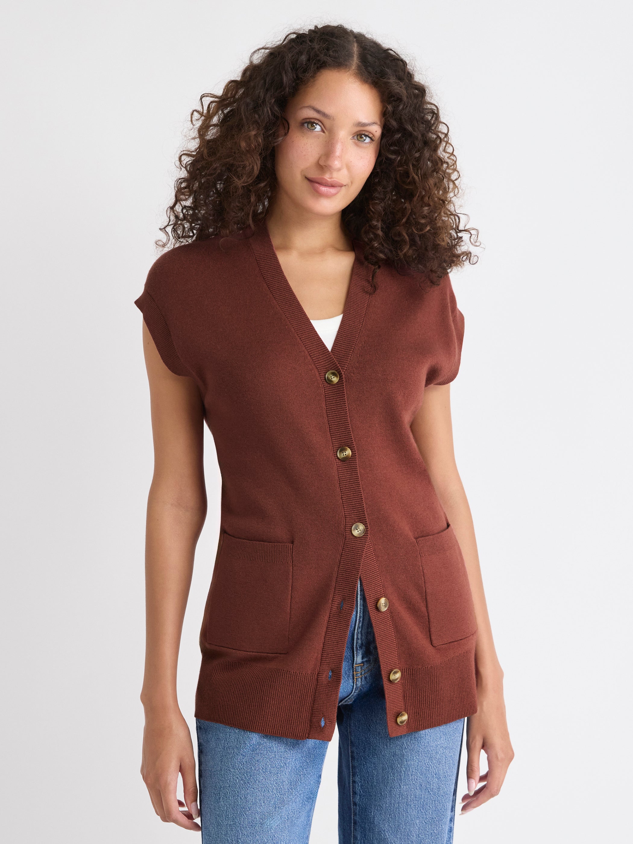 Veste Longue à Boutonner