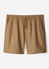 Linen-Blend Shorts with Elastic Waistband