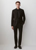 Essential Slim Fit Black Wool-Blend Suit Blazer