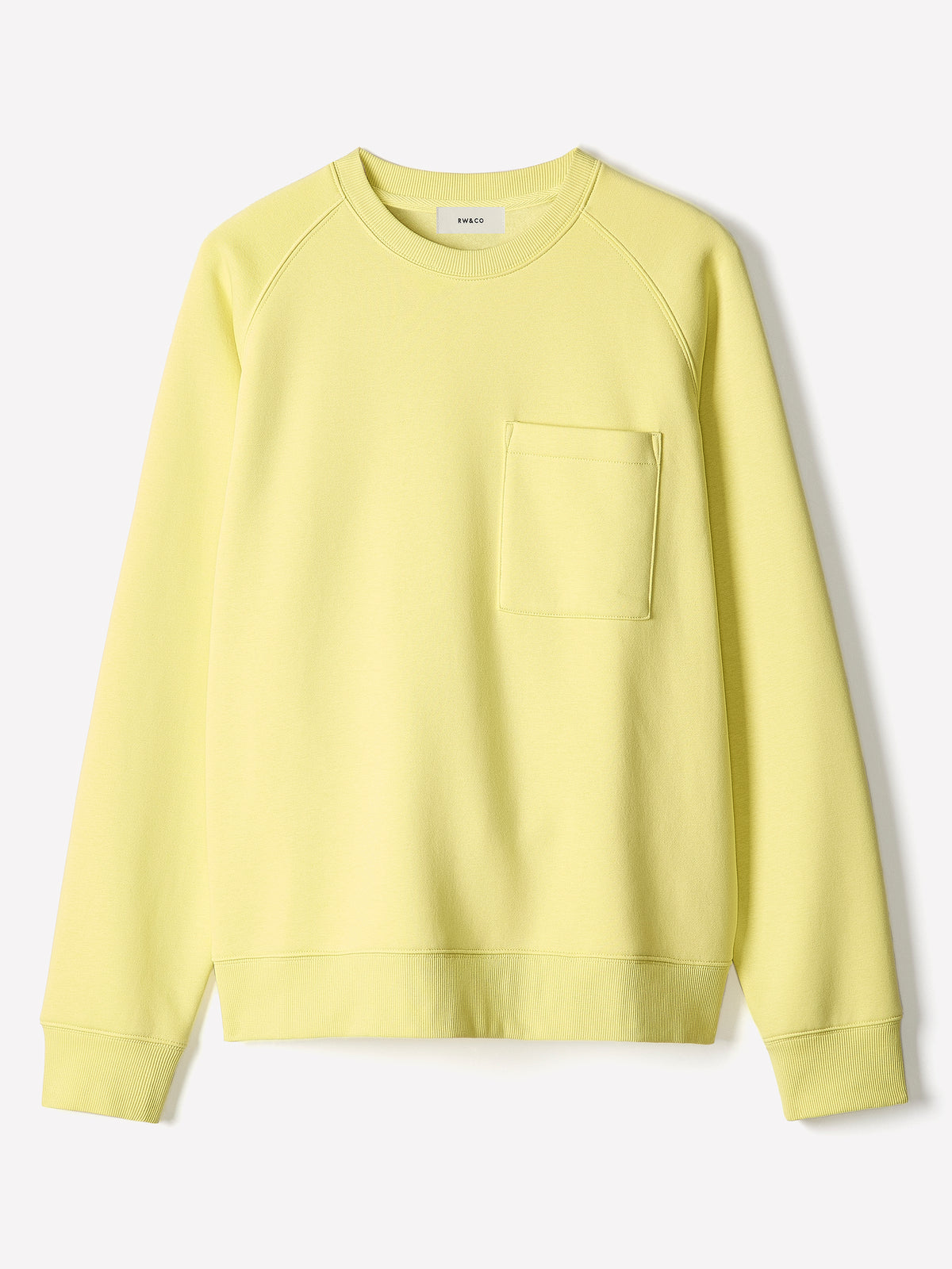 Long-Sleeve Crew-Neck Fleece Sweater