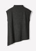 Knit Asymmetric Top Blend Fabric