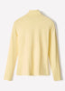 Knit Pullover Fitted Stretch Viscose Mock Neck