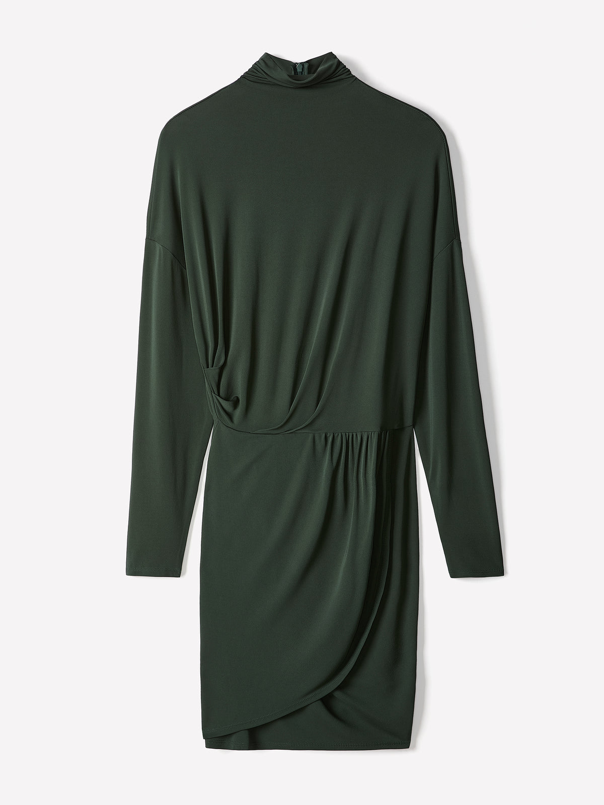 Long Sleeve Mock Neck Knit Dress