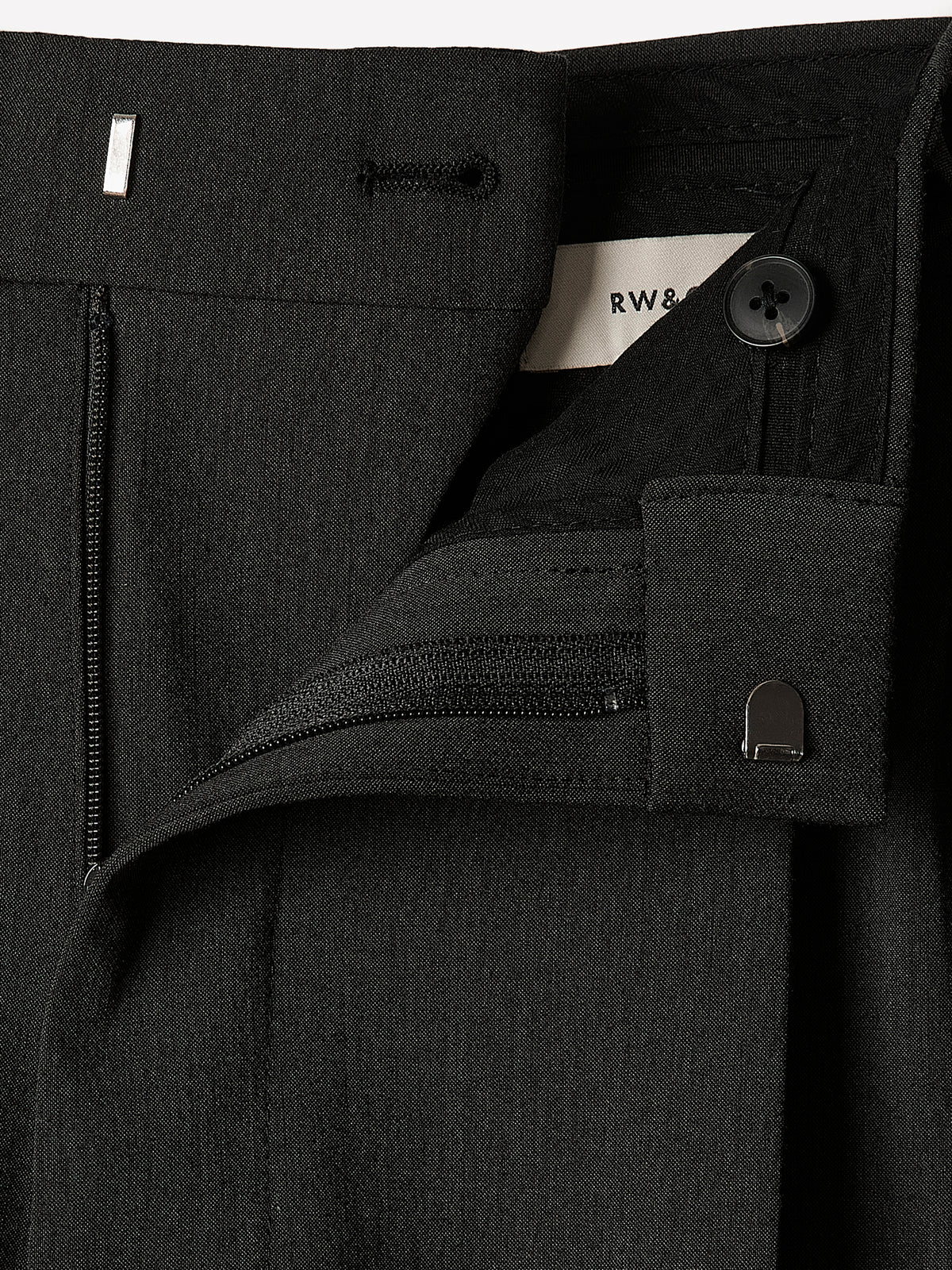 Wide-Leg Pleated Dress Pant