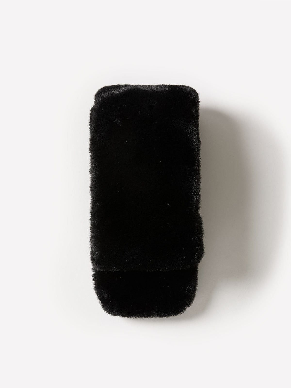 Oblong Faux Fur Scarf in 100% Polyester