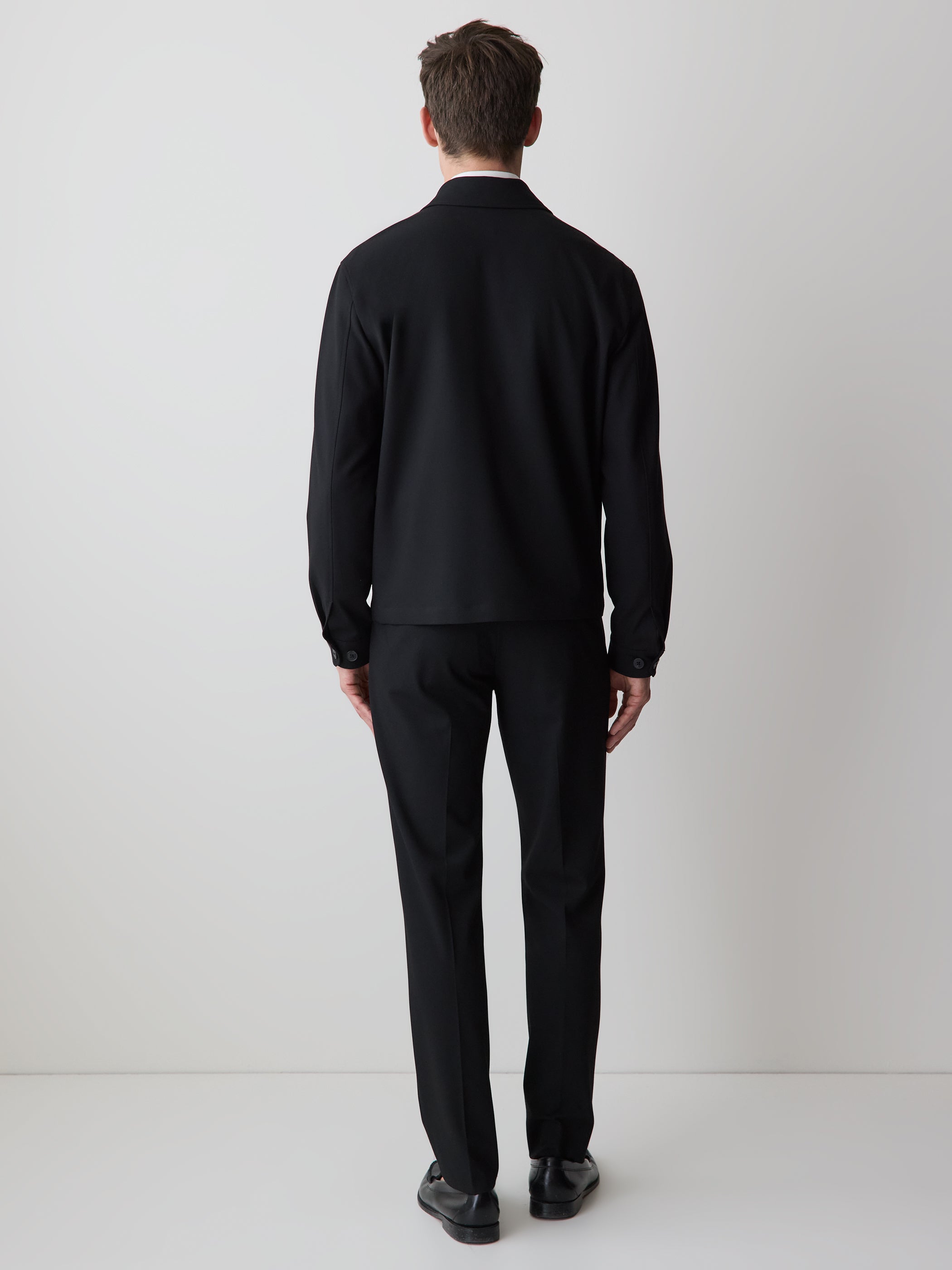 Veste Col Chemisier Noire