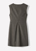 Sleeveless Crew-Neck Mini Dress