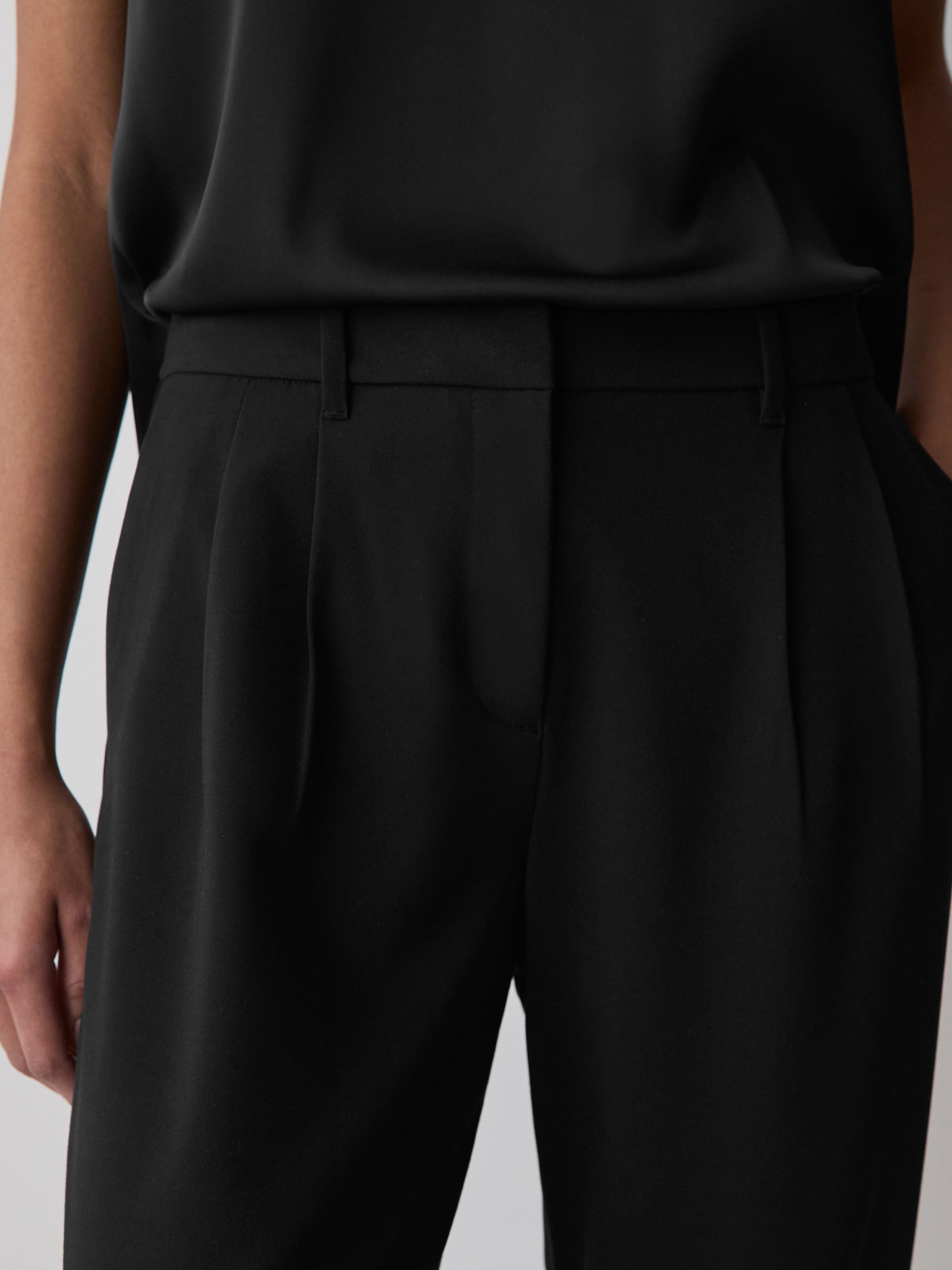 【新品】LEINWANDE High-rise Balloon Trousers Women's High-Rise Balloon-Leg Stretch Twill Pants – RW&CO