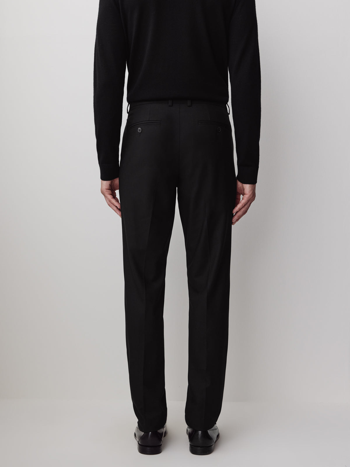 Slim-Leg Wool-Blend Pant