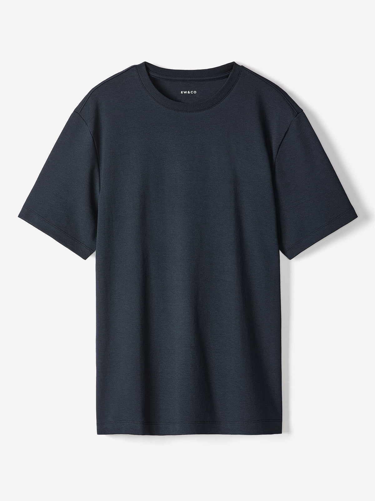 Solid Short-Sleeve Crew-Neck Tee