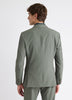 Veston de Complet Vert à Coupe Étroite