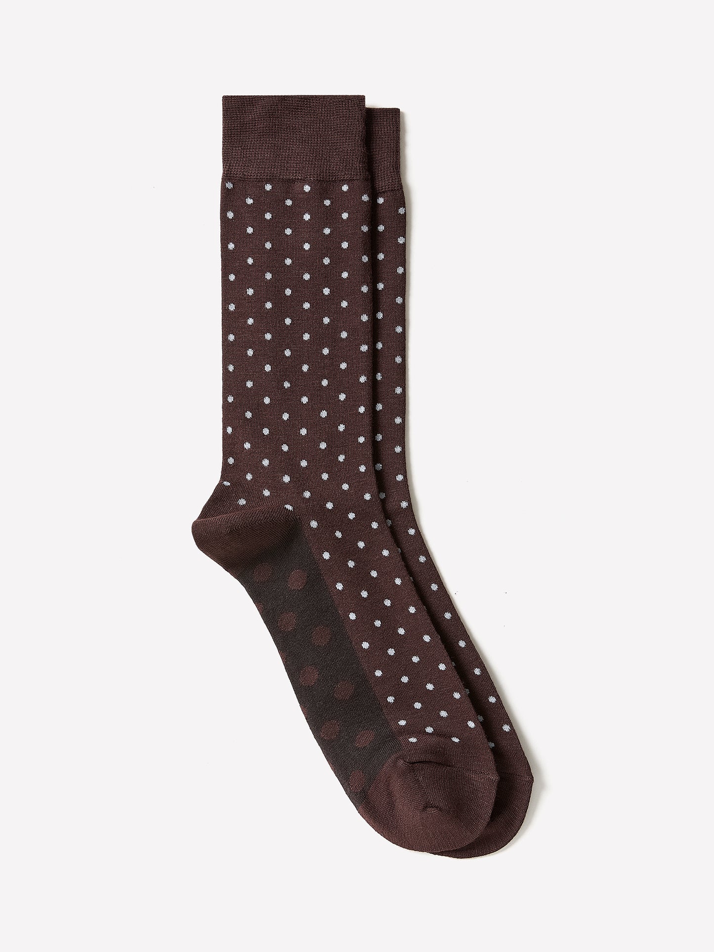 Men’s Knit Dressy Socks with Dot Pattern