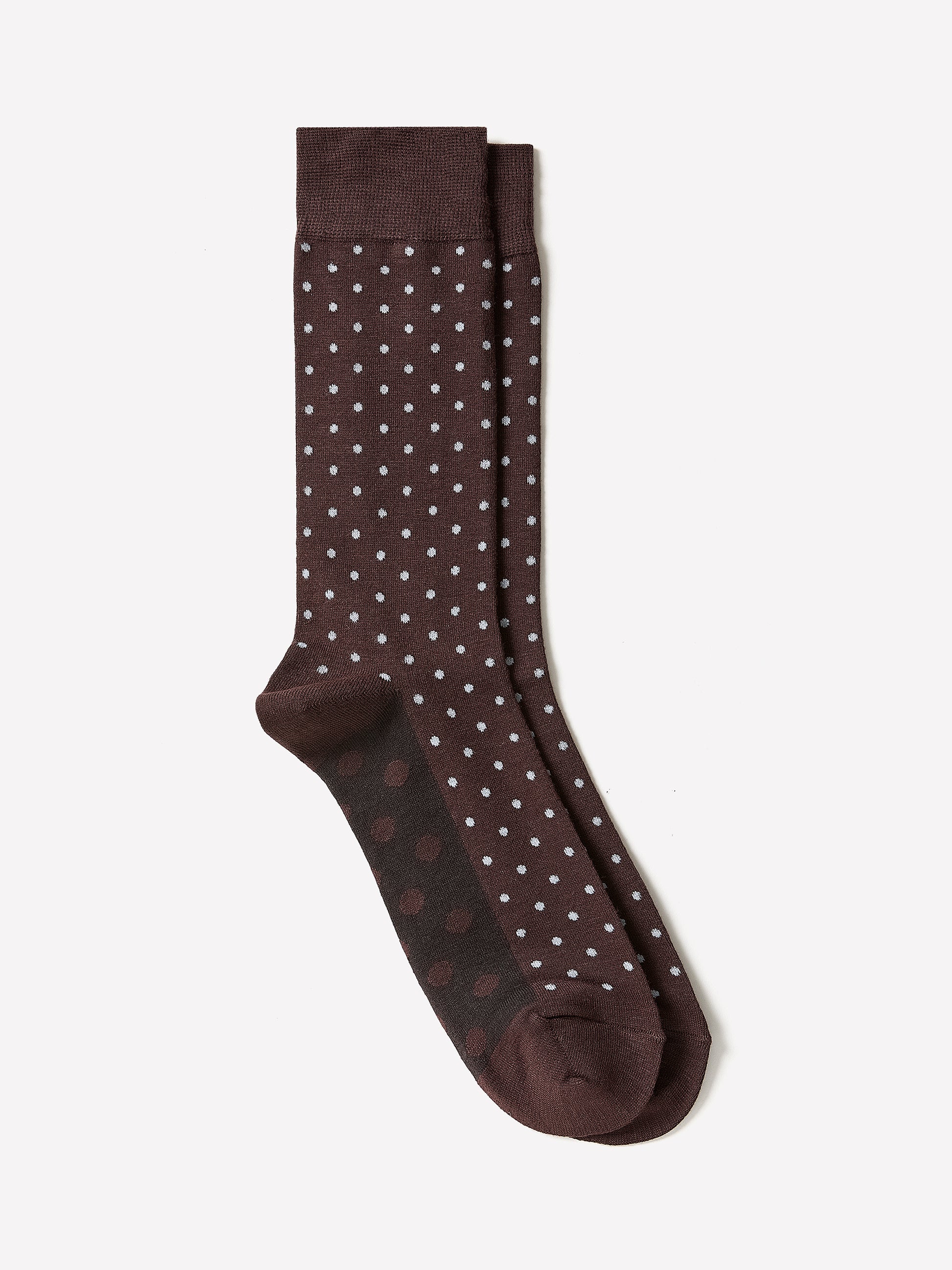 Men’s Knit Dressy Socks with Dot Pattern