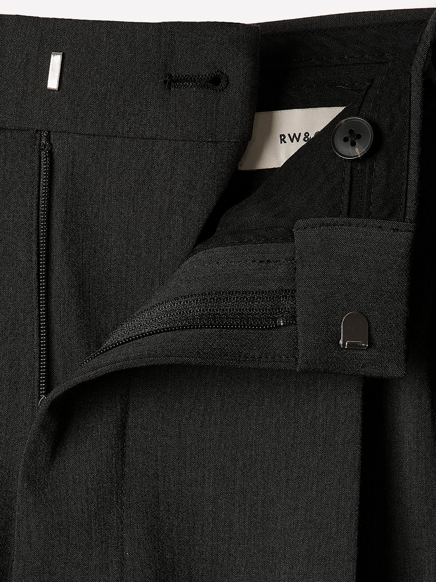 Wide-Leg Pleated Dress Pant