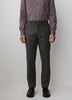 Slim Fit Wool Blend Charcoal Check Blazer