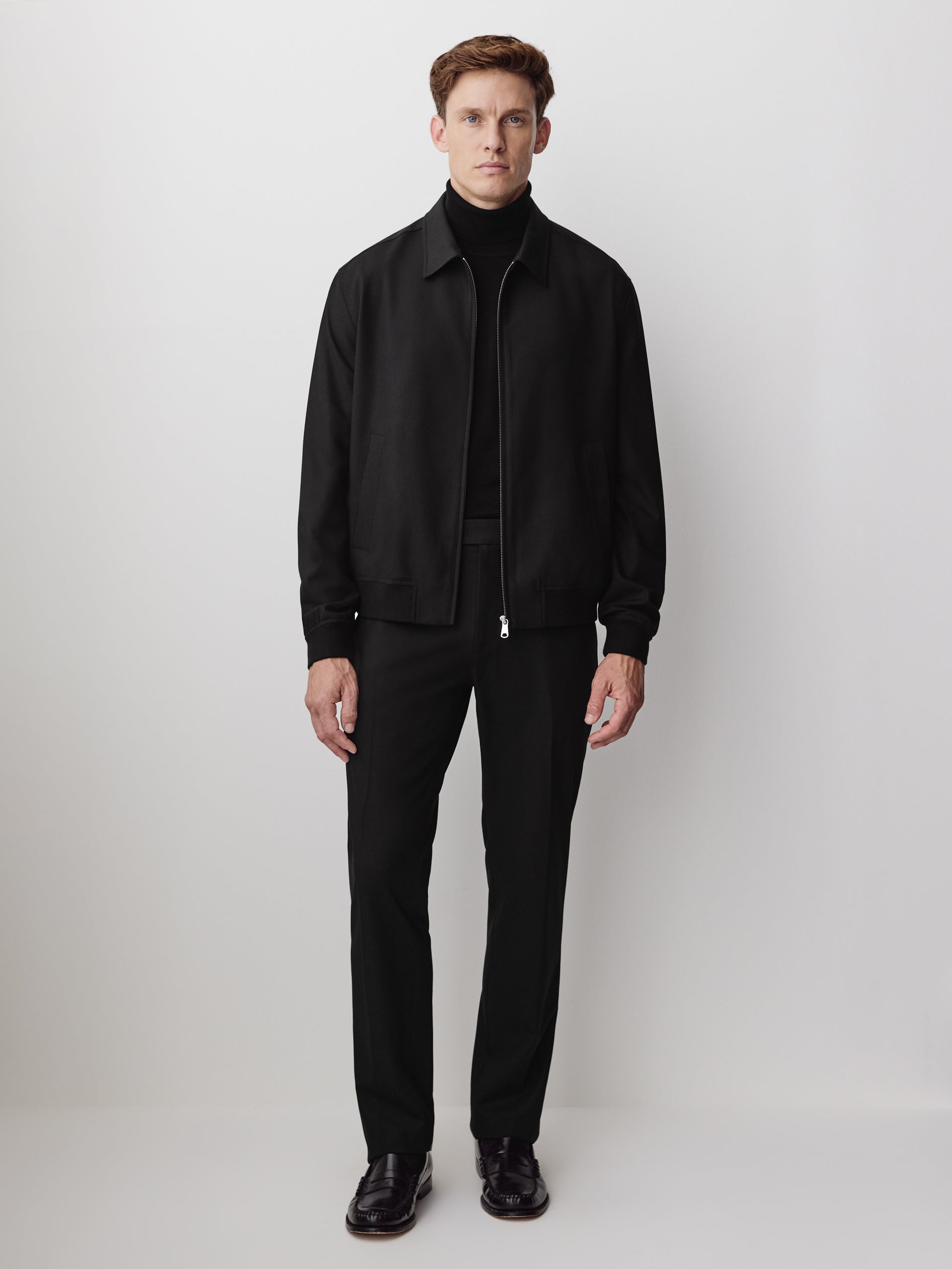 Men's Wool Blend Classic Milkman Jacket
