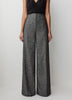 Ultra Wide Leg Tweed Pant Wool Blend