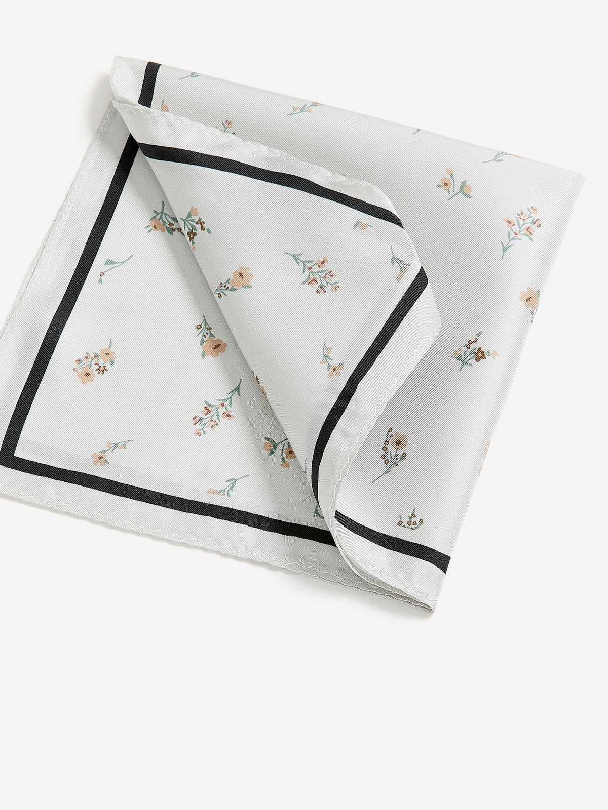 Hankerchief Cod Men’s Silk Floral Handkerchief Pocket Square – RW&CO