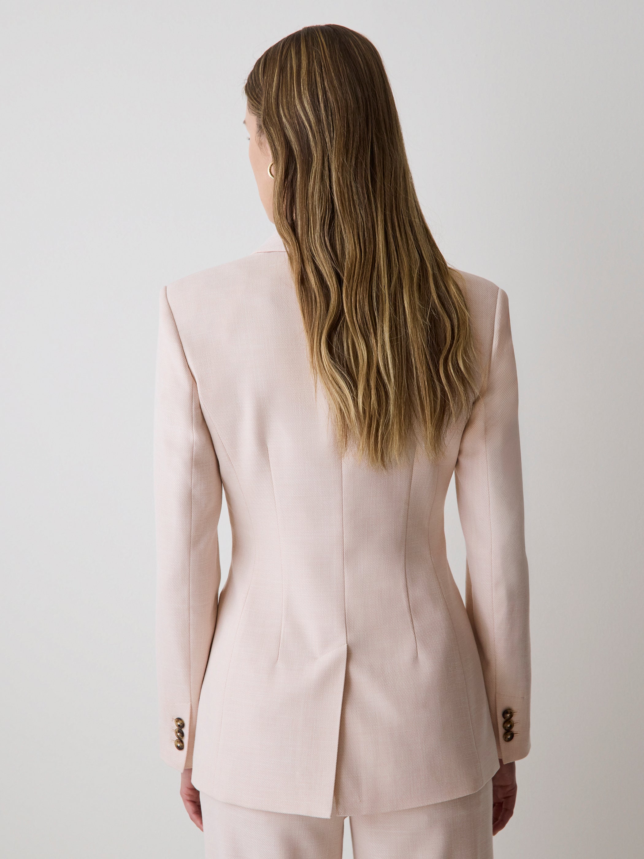 Double-Breasted Hourglass Blazer