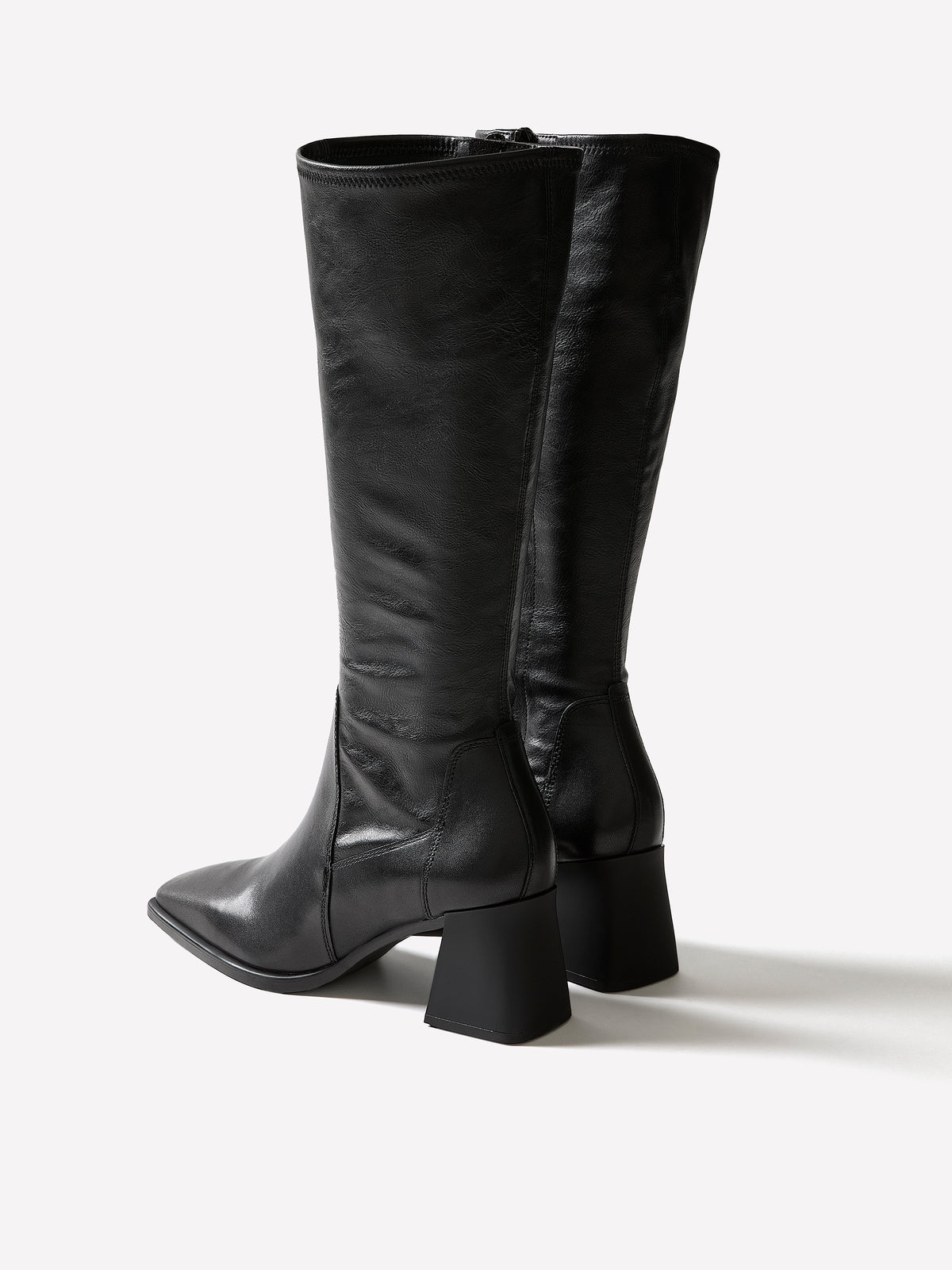High Knee Leather Boot