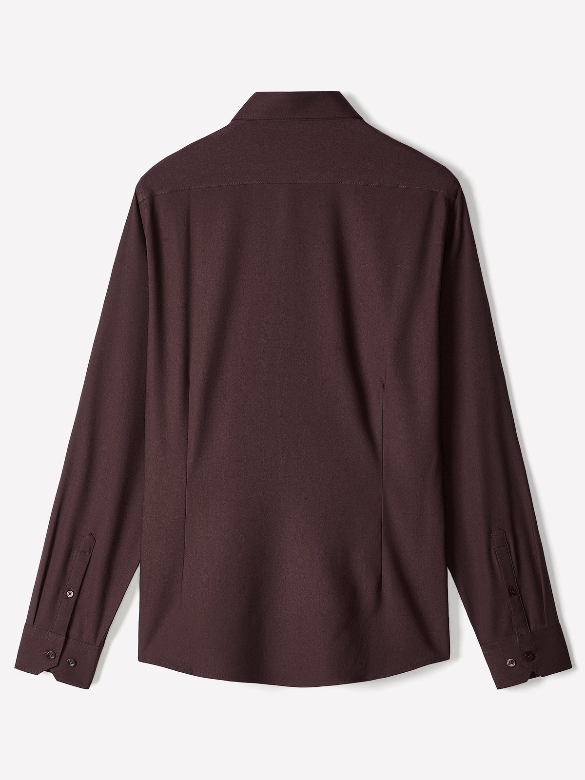 Slim Fit Woven Shirt with Stand Up Collar