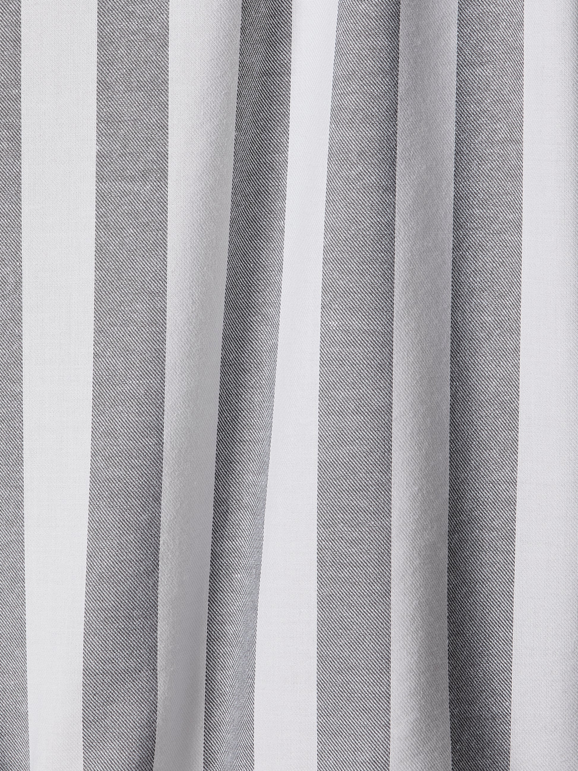 Men's Woven Short Sleeve Shirt Wide Stripe
