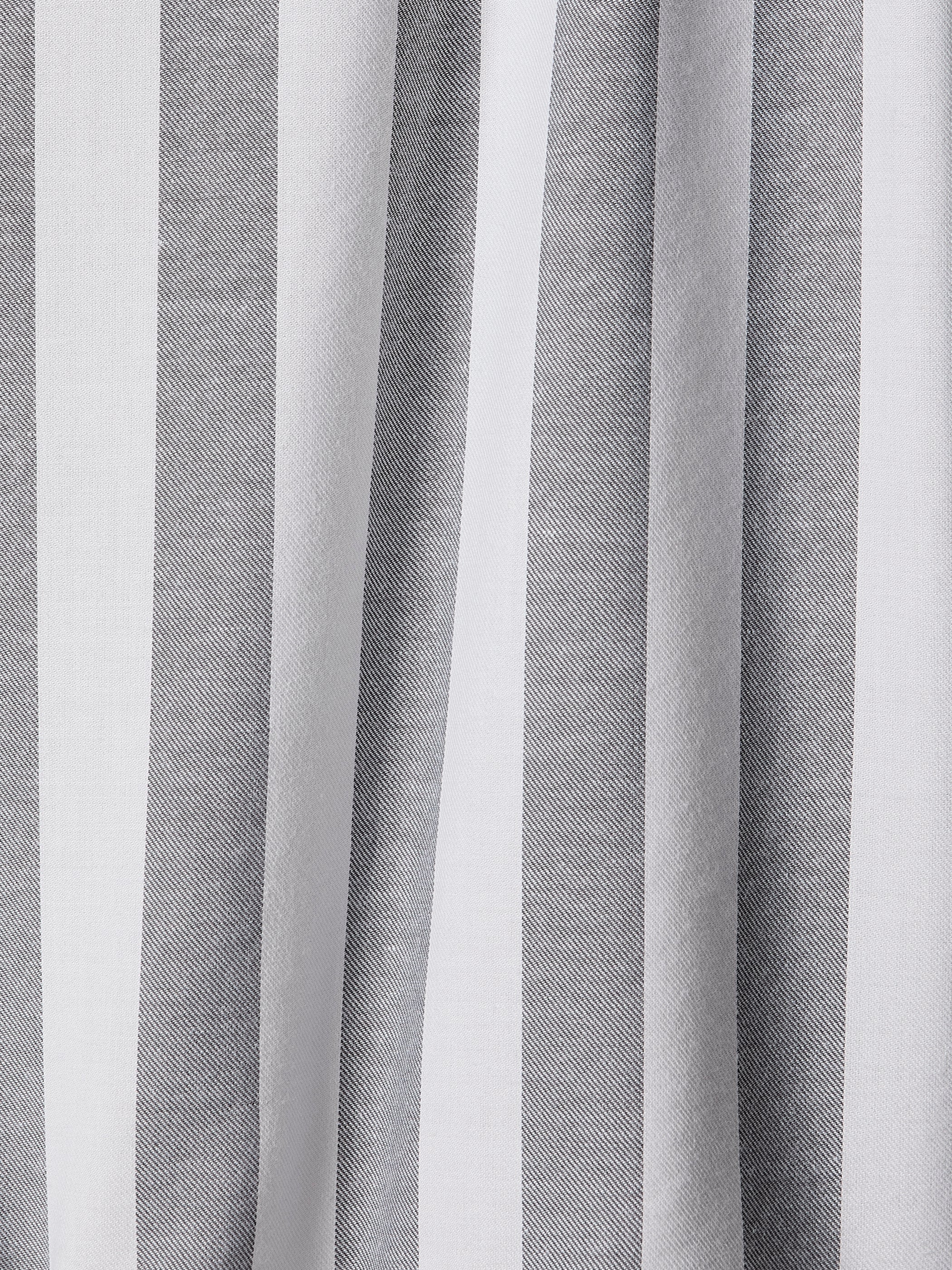 Men's Woven Short Sleeve Shirt Wide Stripe