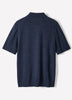 Merino Wool Polo Sweater Short Sleeve