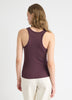 Crew-Neck Racerback Fitted Tank