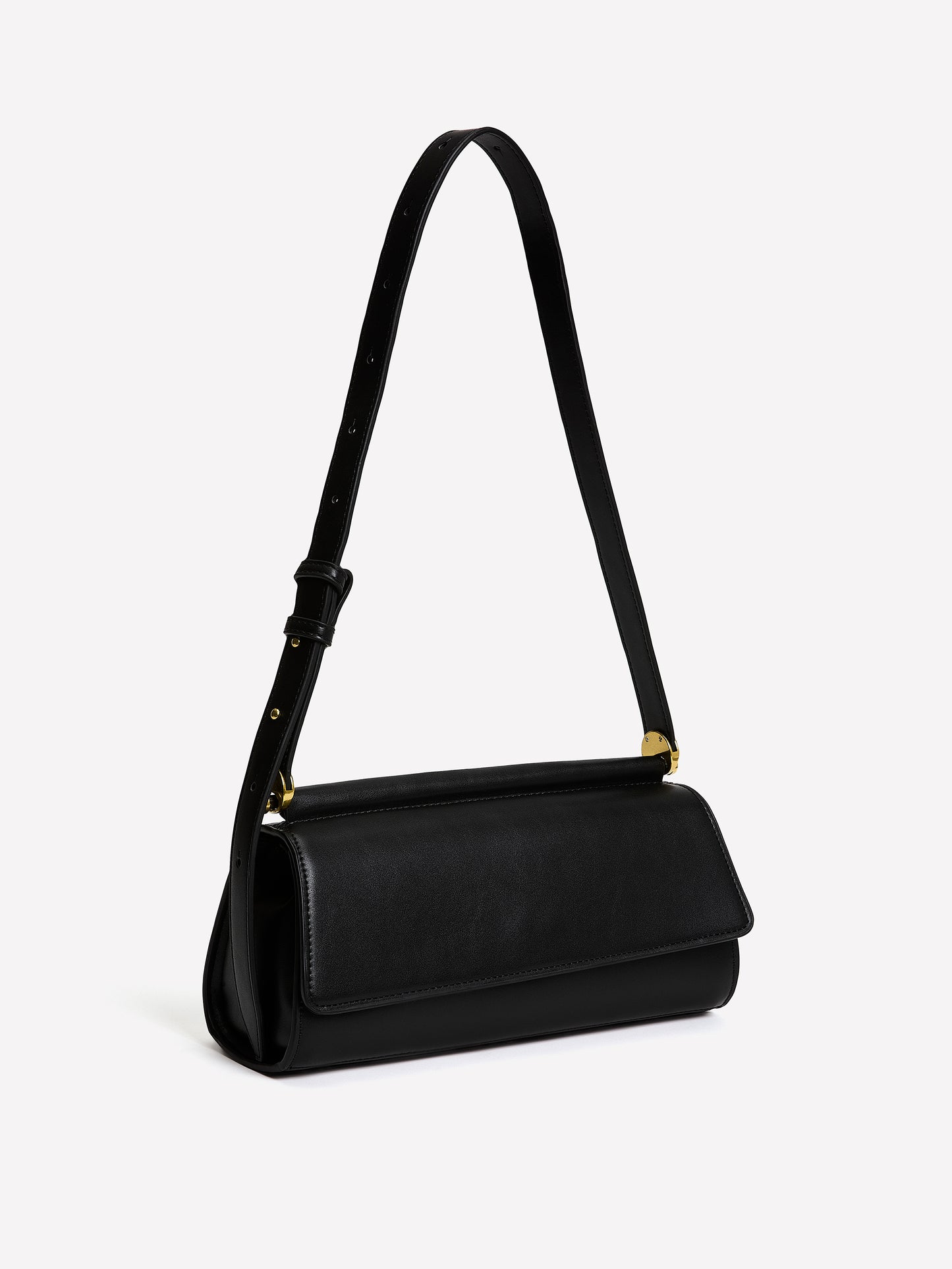 Faux Leather Shoulder Bag