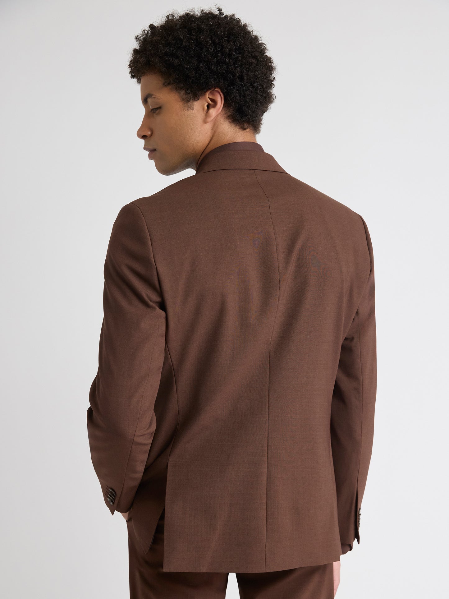 Slim Fit Wool Suit Blazer