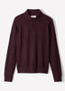 Long-Sleeve Polo Sweater