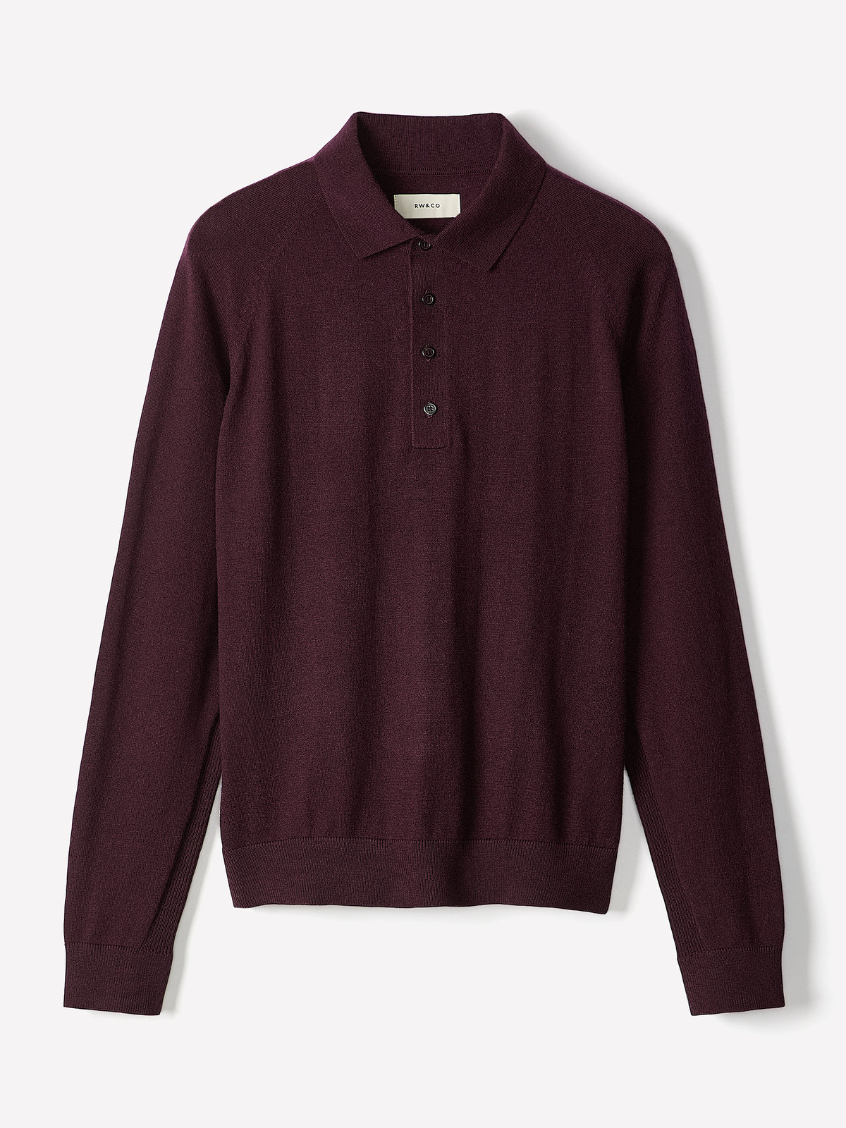 Long-Sleeve Polo Sweater