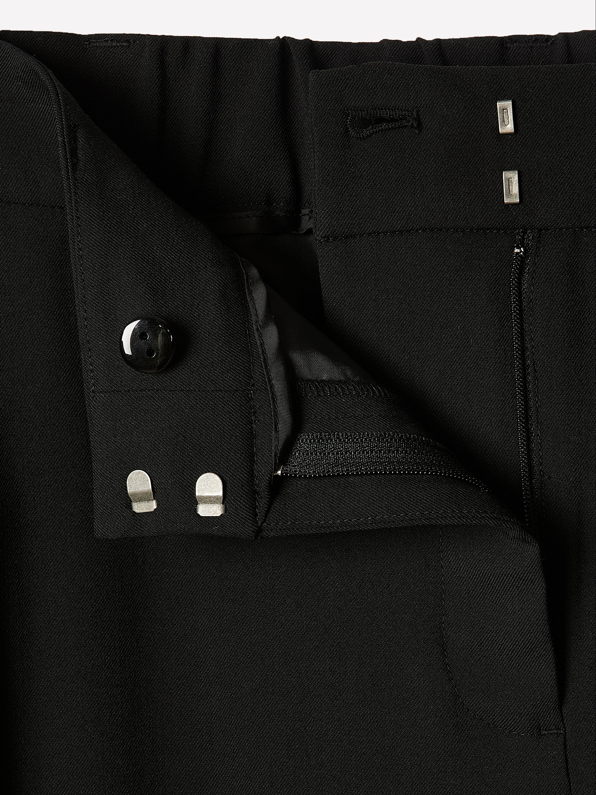 Mid-Rise Straight-Leg Cropped Pant
