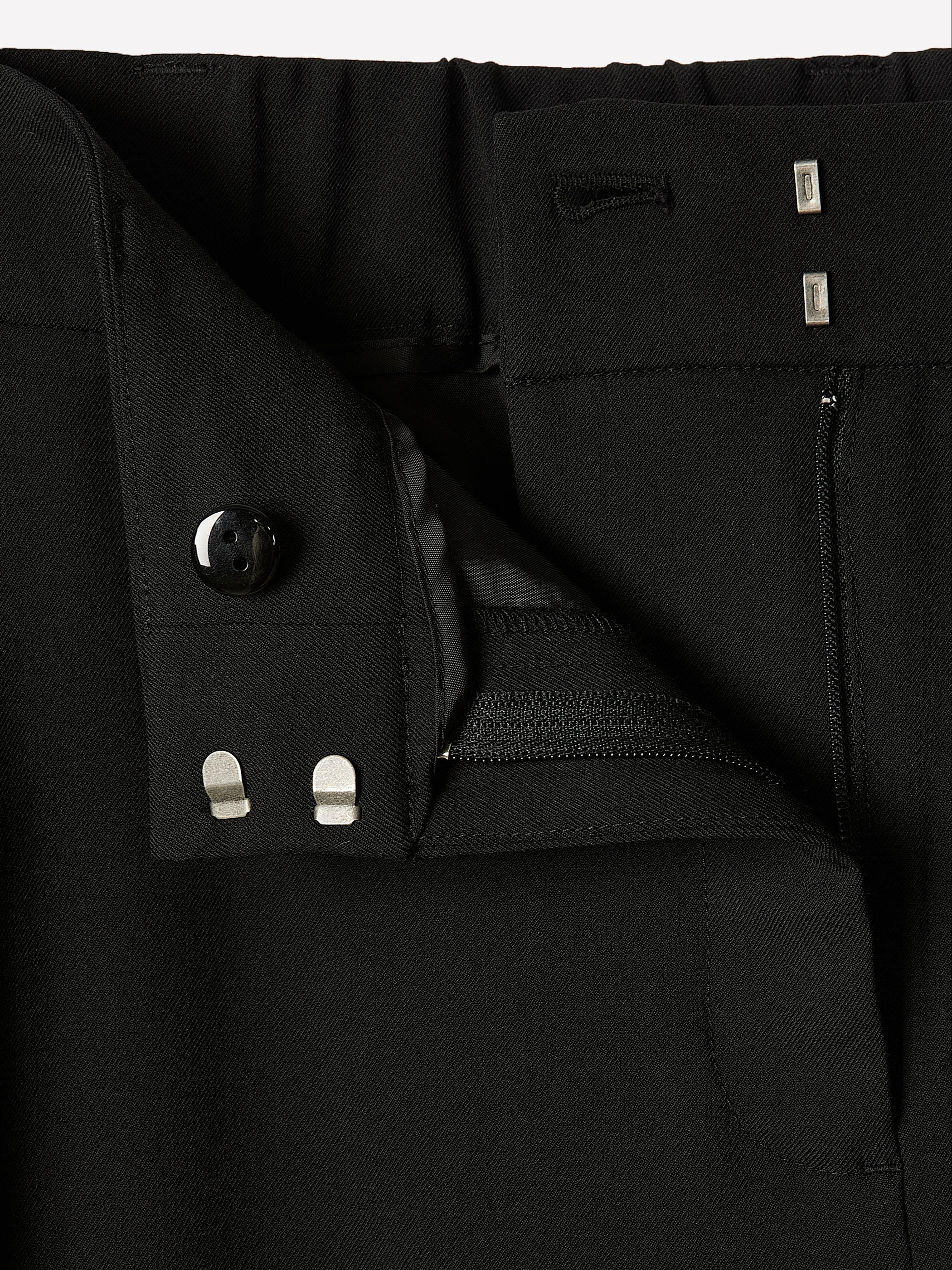 Mid-Rise Straight-Leg Cropped Pant