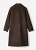 Relaxed-Fit Wool-Blend Double-Breasted Coat