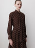 Woven Chiffon Asymmetric Hem Dress