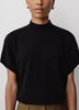 Knit Sweater Extra Fine Merino Wool Mock Neck