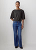 Knit Pullover Dolman Sleeve Top