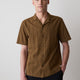 Short-Sleeve Shirt with Camp Collar