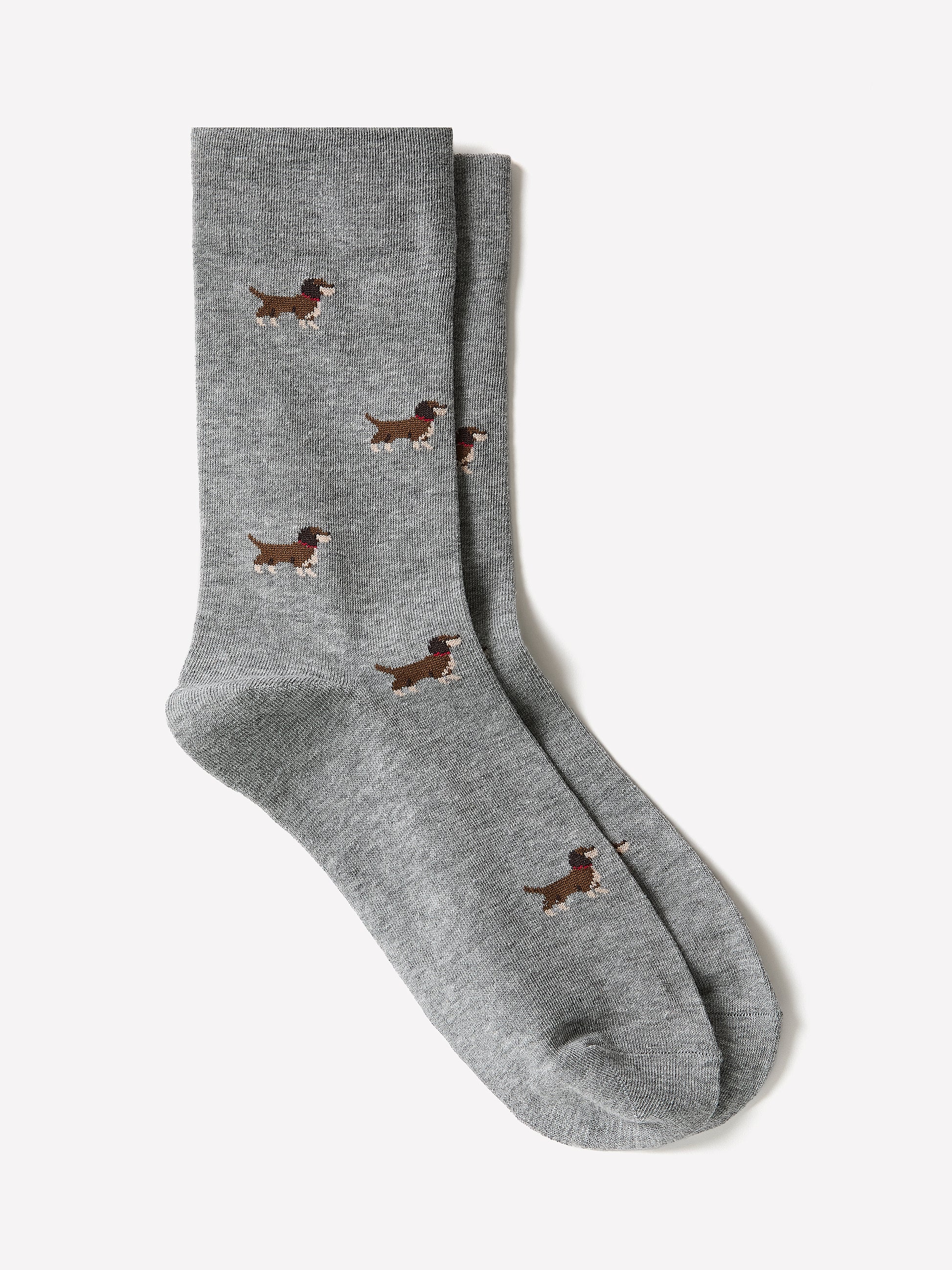 Crew Socks Cotton Blend Knit