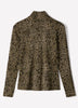 Long-Sleeve Mock-Neck Top