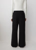 Wide Leg Knit Pant in Neoprene Scuba Fabric