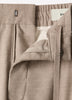 Tailored-Fit Brushed-Knit Pant
