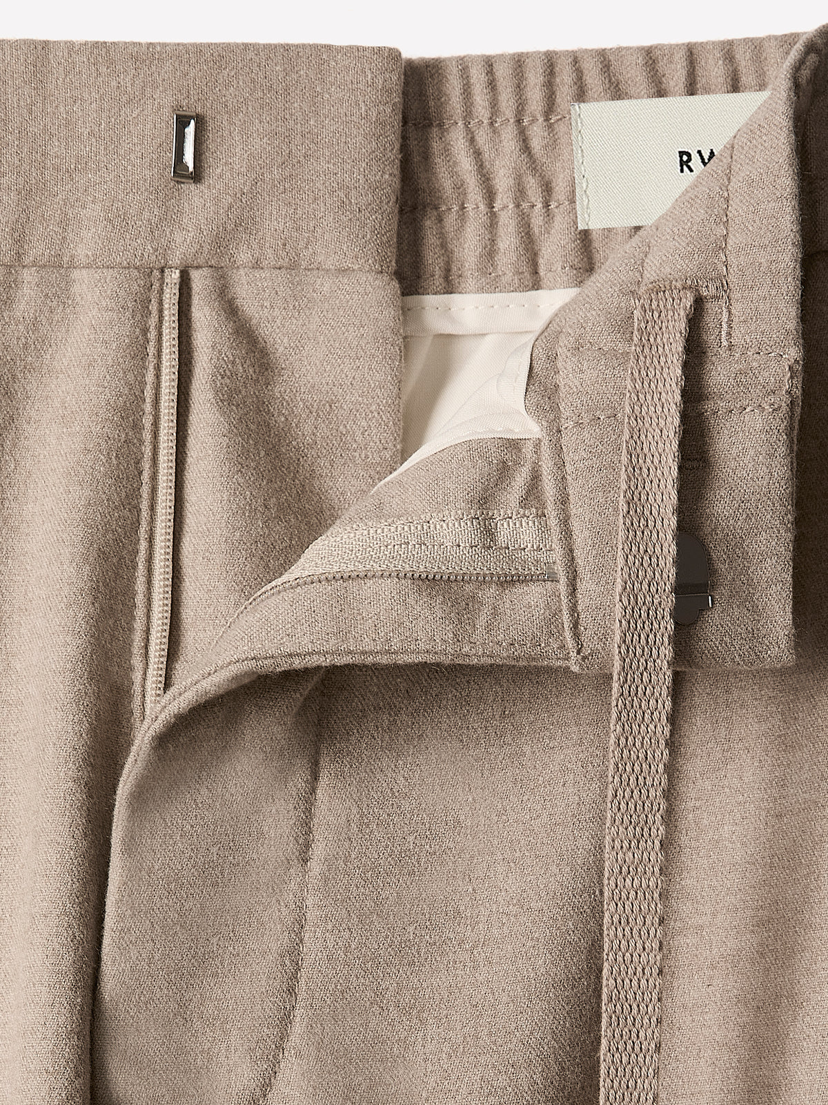 Tailored-Fit Brushed-Knit Pant