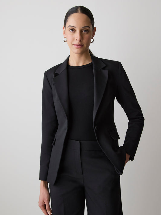 Limitless One-Button Fitted Blazer